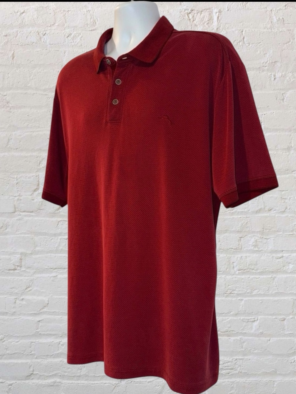 Tommy Bahama Red Modal Blend Polo Shirt XXL